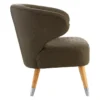 Richie Brown Faux Leather Wingback Armchair2