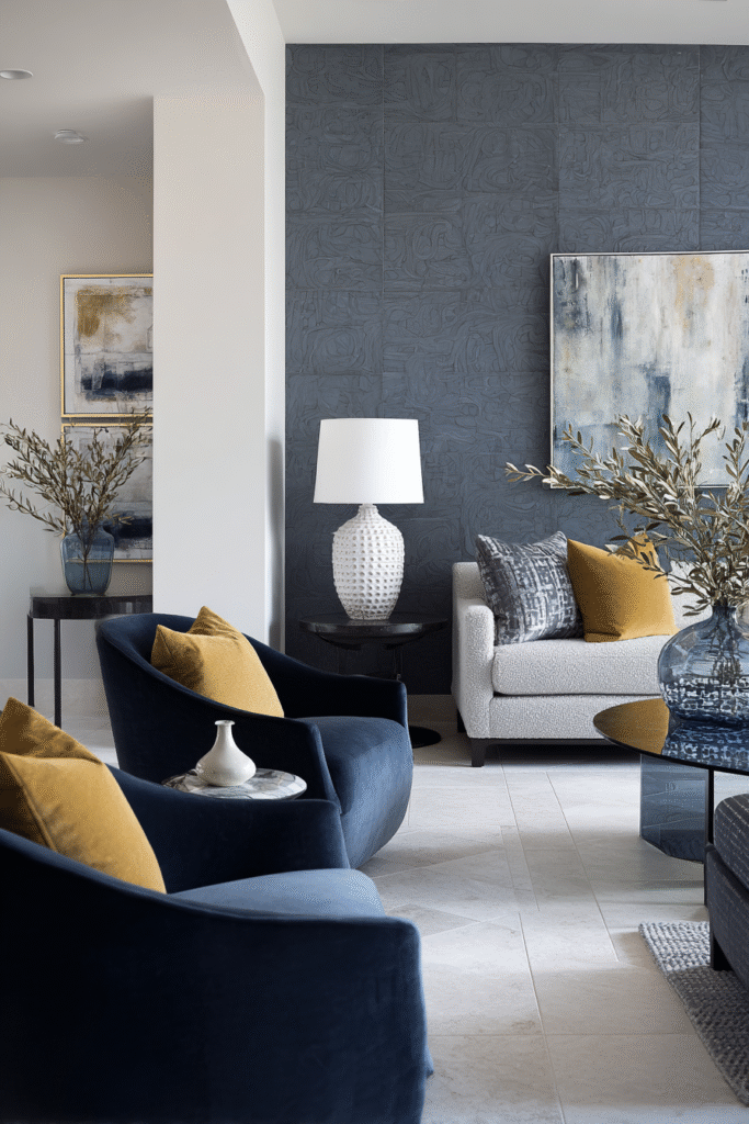 Round side table
