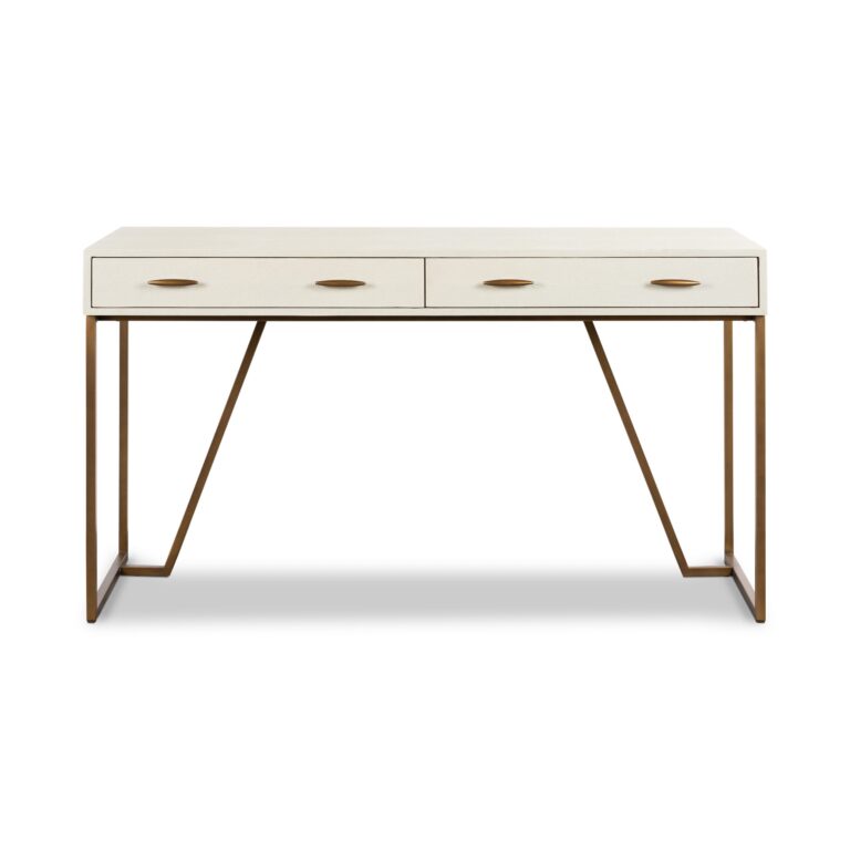 Hampton Desk | Ivory Shagreen
