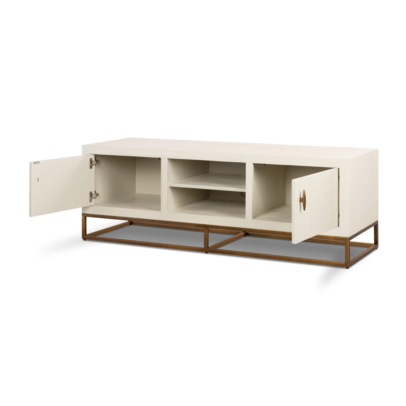 Hampton TV Unit | Ivory Shagreen Hampton TV Unit | Ivory Shagreen