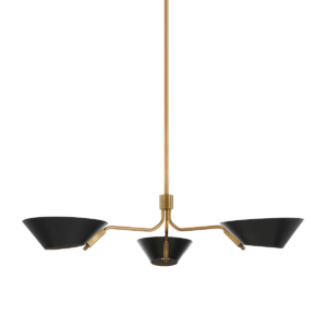 Sacramento Chandelier Black