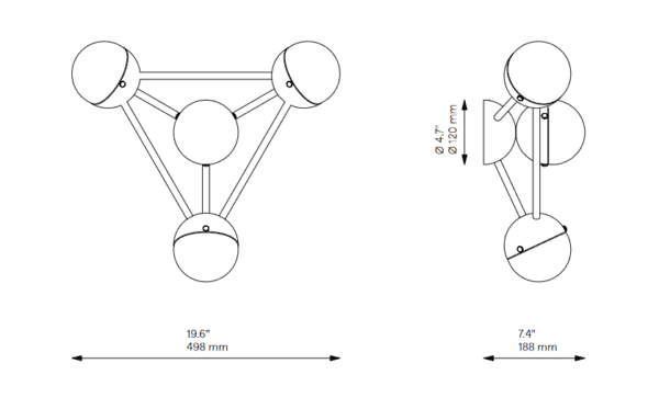 Molecule 4 Flush Mount - Image 8