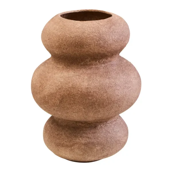 Sensei Cotton Mache And Coco Shell Bubble Vase