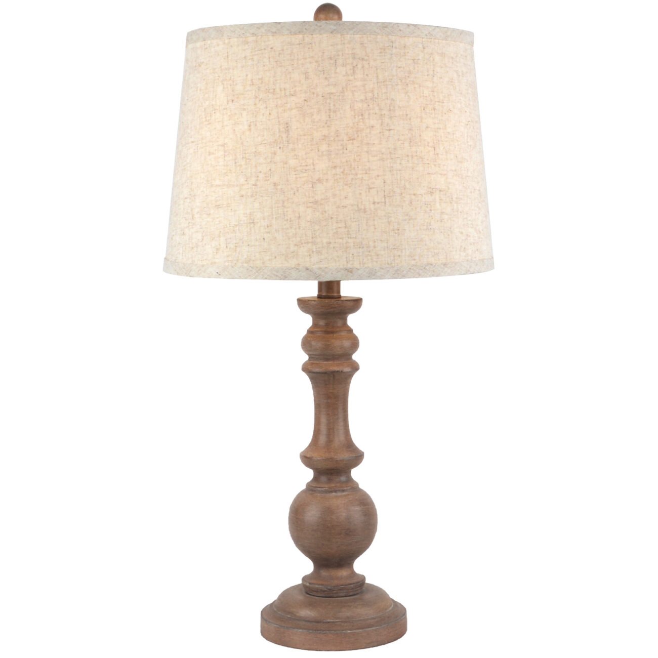 Seraphia Table Lamp With Edged Linen Shade Seraphia Table Lamp With Edged Linen Shade