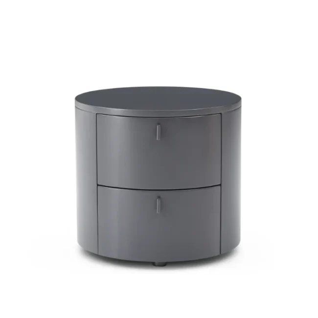 Sims Bedside Table - Matte Anthracite