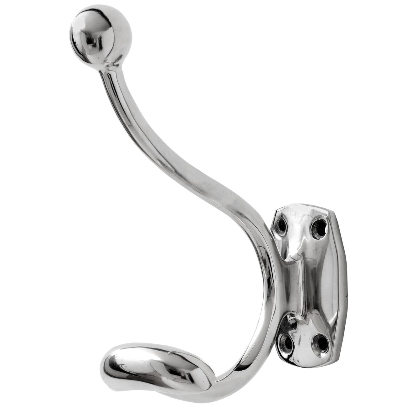 Single Hook Chrome Coat Hanger Single Hook Chrome Coat Hanger