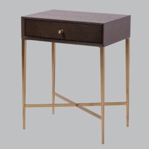 Somerton Chocolate Finish Side Table