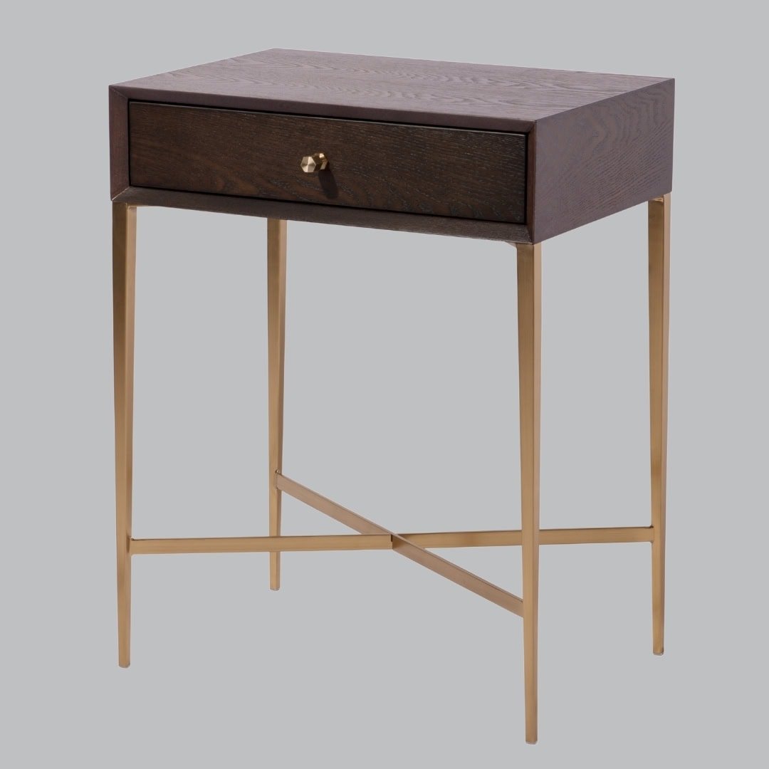 Somerton Chocolate Finish Side Table Somerton Chocolate Finish Side Table