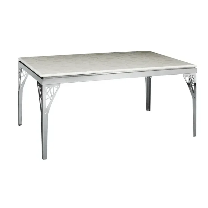 Sparkling Marble Flower Design Dining Table