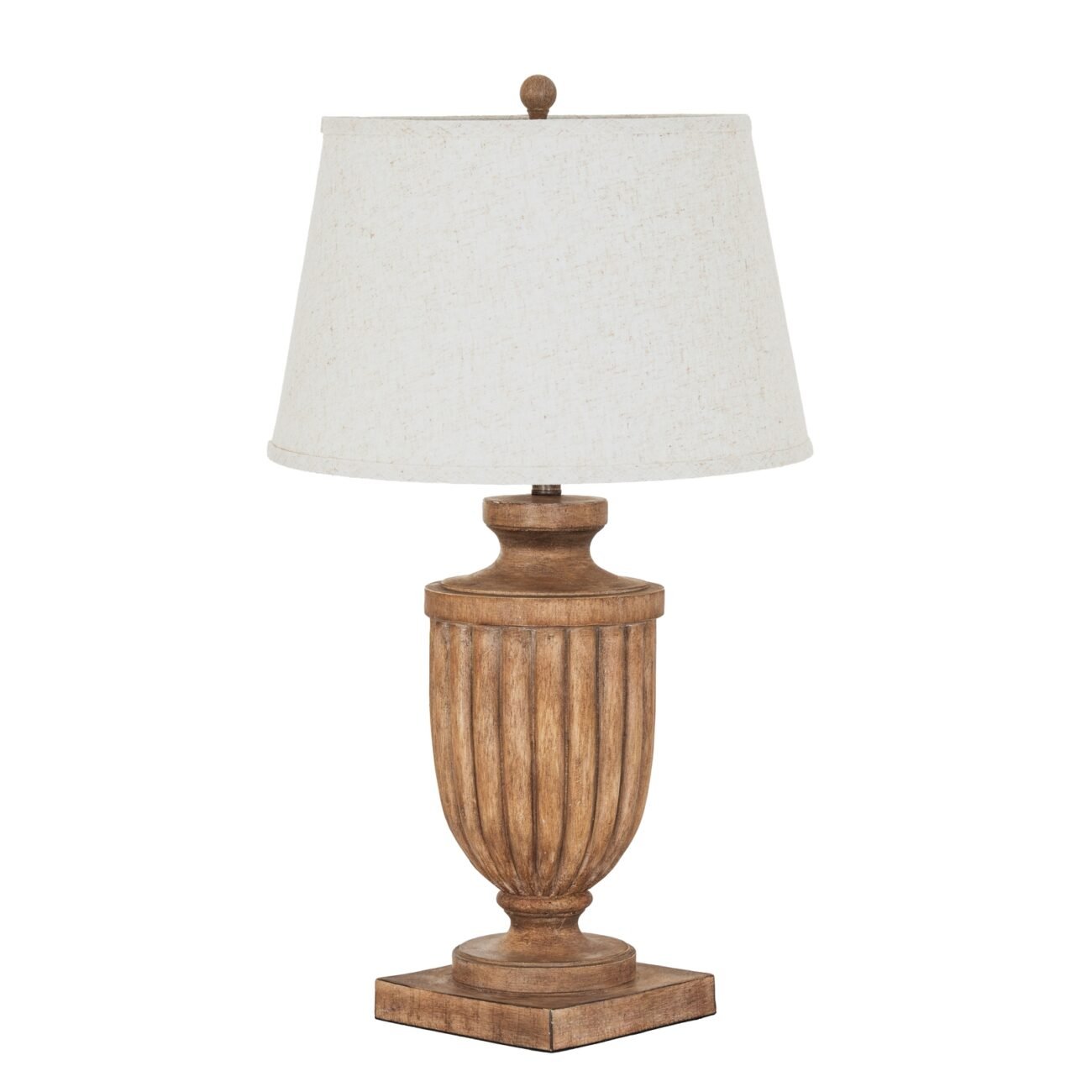Tassora Table Lamp With Edged Linen Shade Tassora Table Lamp With Edged Linen Shade