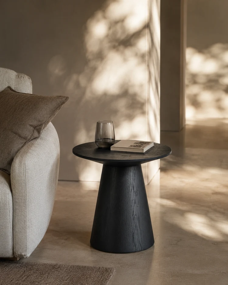 Tavamo Side Table - Black Oak Tavamo Side Table - Black Oak