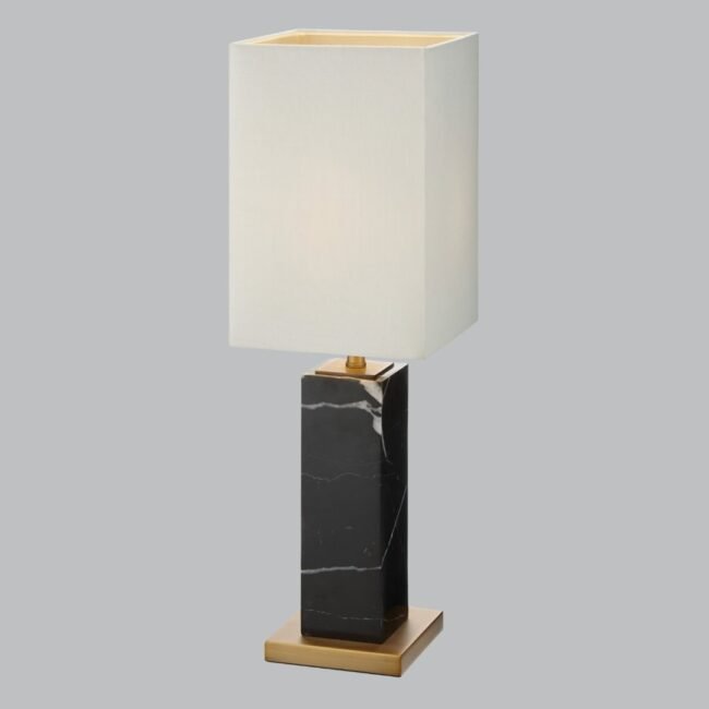 Tavistock Black Marble Table Lamp