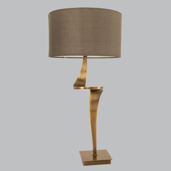 Templecombe Antique Brass Finish Table Lamp (L)