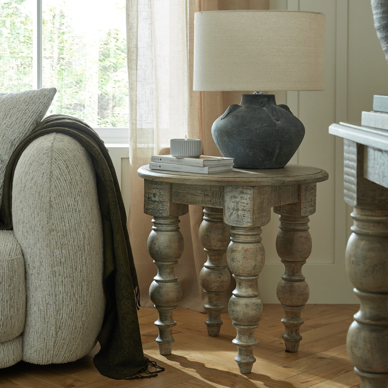 The Rutland Collection Round Side Table The Rutland Collection Round Side Table