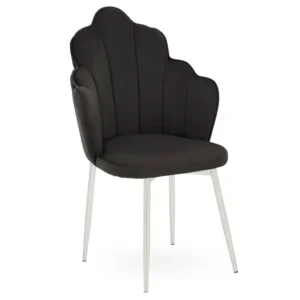 Tiana Black Velvet Chair