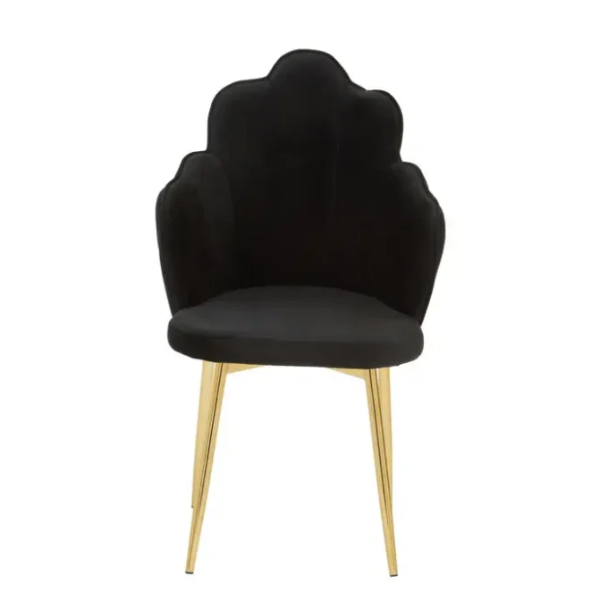 Tiana Black Velvet Dining Chair1