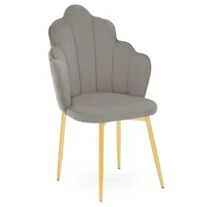 Tiana Grey Velvet Dining Chair