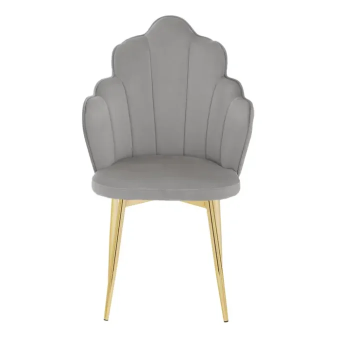 Tiana Grey Velvet Dining Chair1