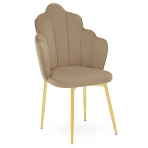 Tiana Mink Velvet Chair