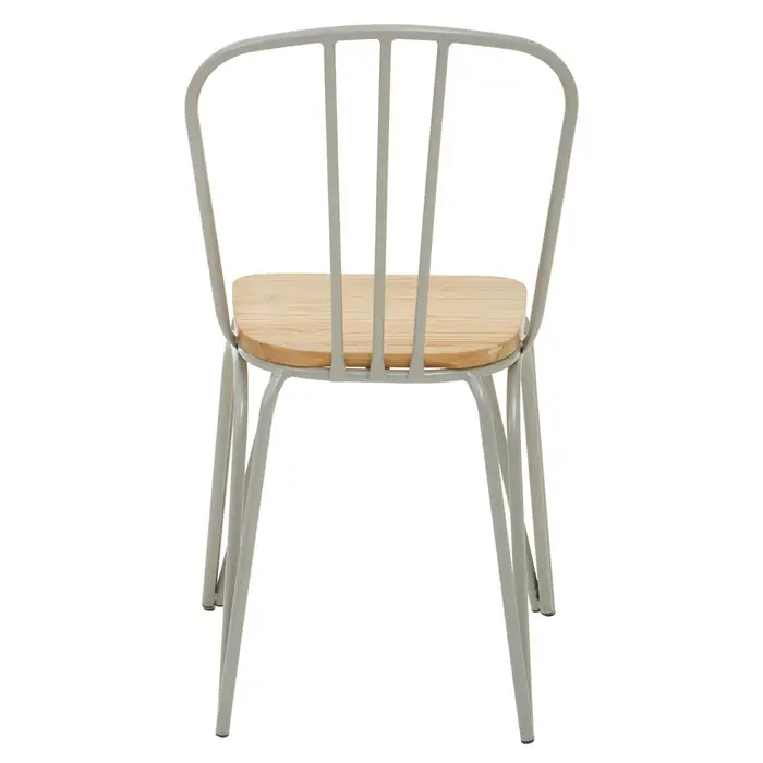 Tilsom Grey Finish Metal Frame Dining Chair Tilsom Grey Finish Metal Frame Dining Chair4
