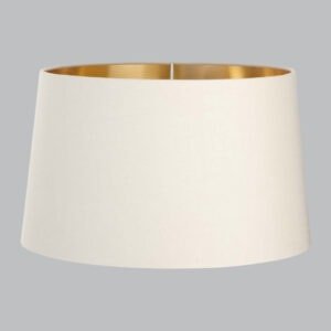 Trellis Latte Shade With Gold Lining 48cm