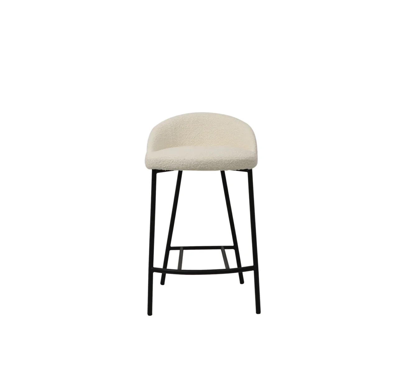 Tux Counter Stool - Chex Bouclé Polar Tux Counter Stool - Taupe