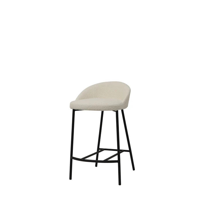 Tux Counter Stool - Chex Bouclé Polar Tux Counter Stool - Chex Bouclé Polar