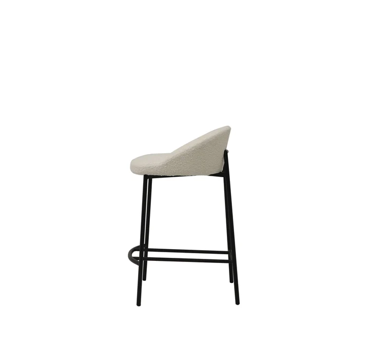 Tux Counter Stool - Chex Bouclé Polar Tux Counter Stool - Chex Bouclé Polar