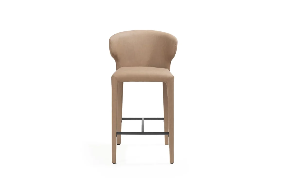 Vela Counter Stool - Vintage Eco Pelle Cognac Vela Counter Stool - Vintage Eco Pelle Cognac