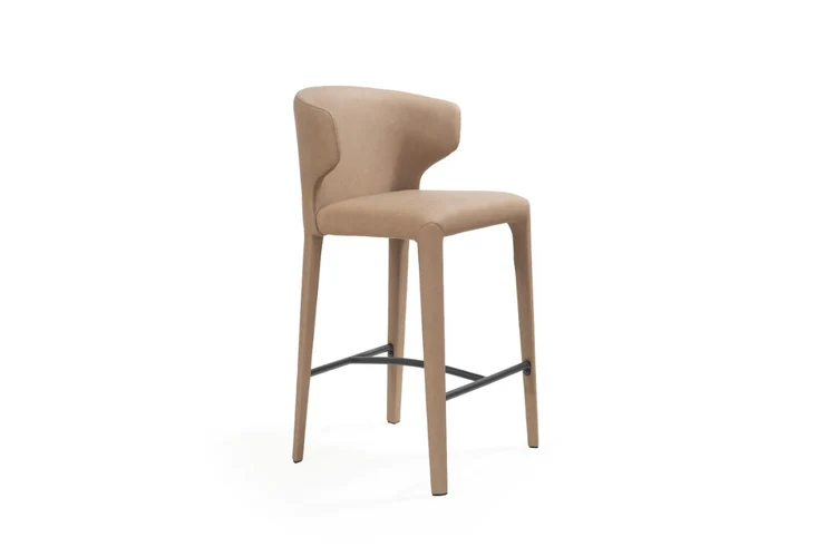 Vela Counter Stool - Vintage Eco Pelle Cognac Vela Counter Stool - Vintage Eco Pelle Cognac