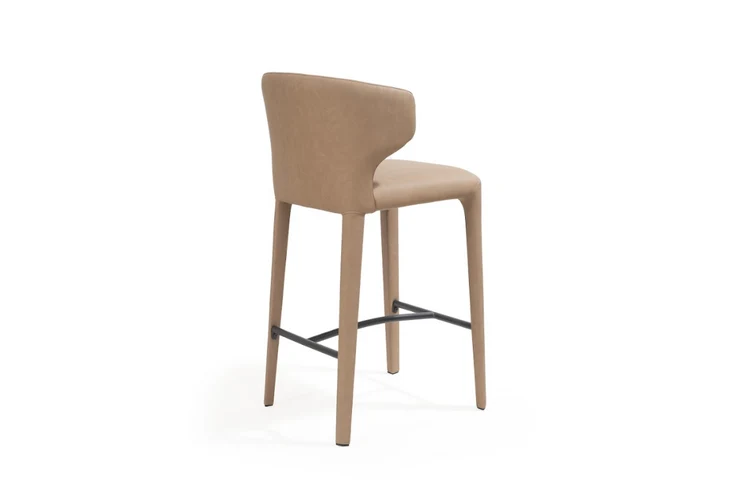 Vela Counter Stool - Vintage Eco Pelle Cognac Vela Counter Stool - Vintage Eco Pelle Cognac