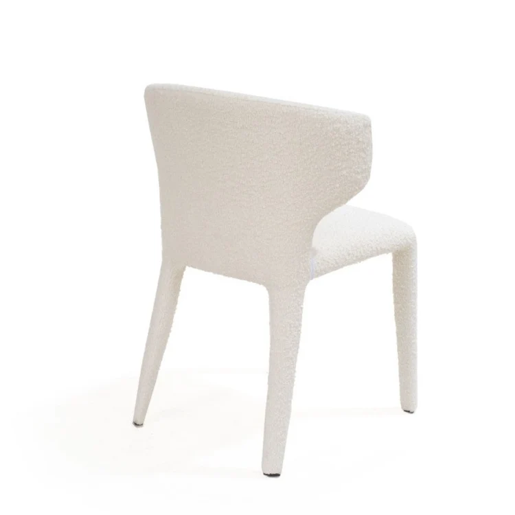 Vela Dining Chair - Chex Polar Bouclé Vela Dining Chair - Chex Polar Bouclé