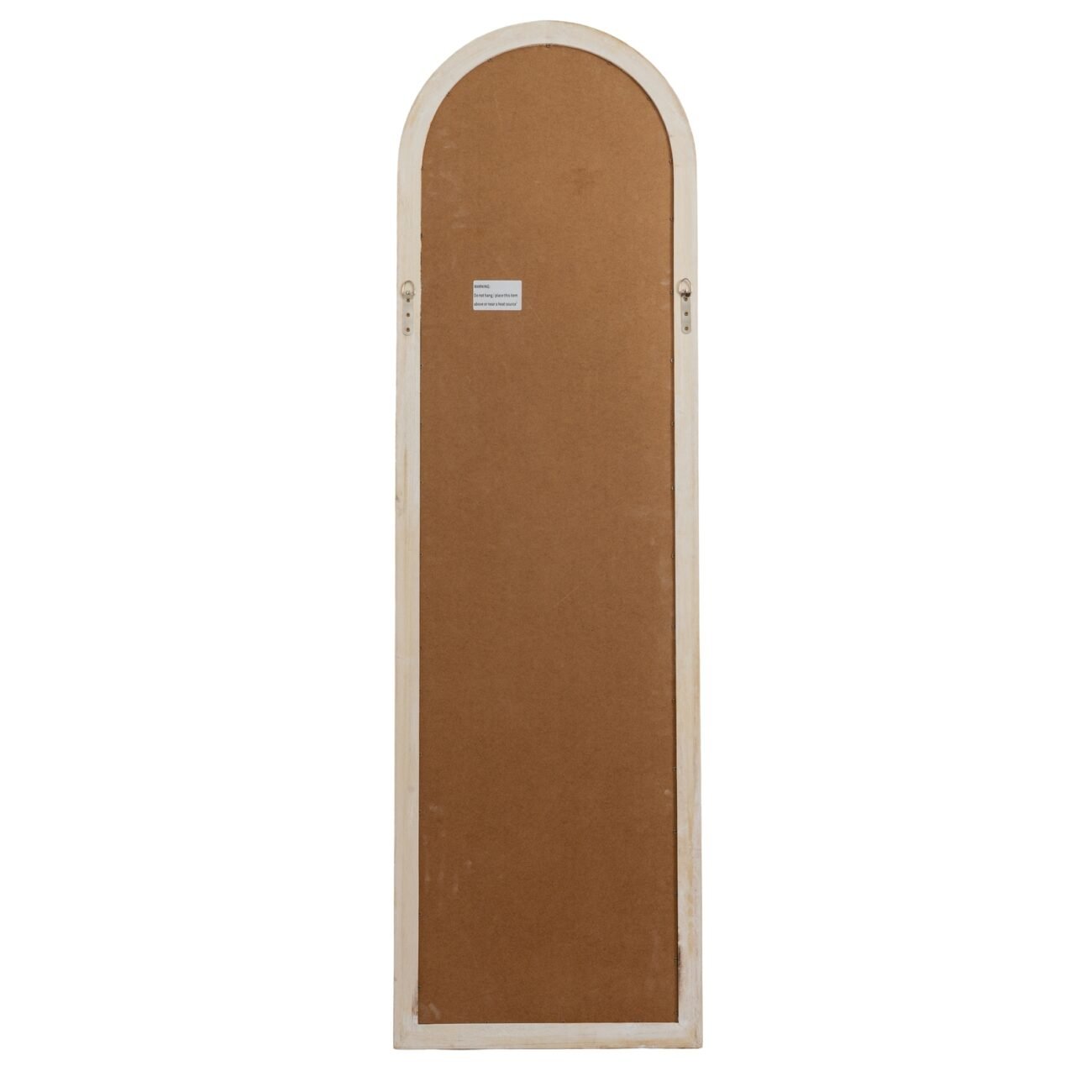 Washed Wood Tall Arched Window Mirror Washed Wood Tall Arched Window Mirror