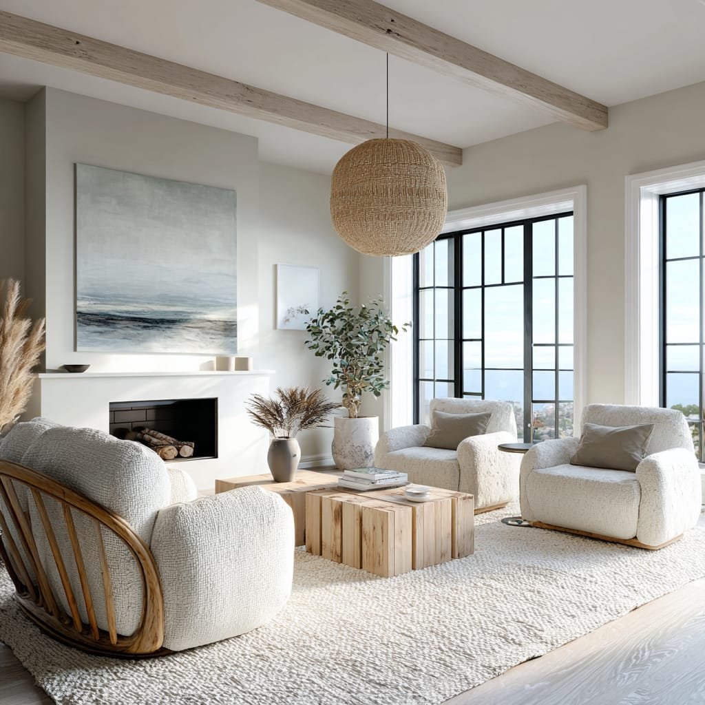 Coastal Interior Themes: Bring Beach Vibes into Your Living Room From Driftwood to Linen