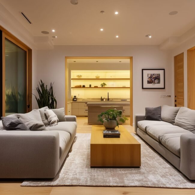 Long Narrow Living Room