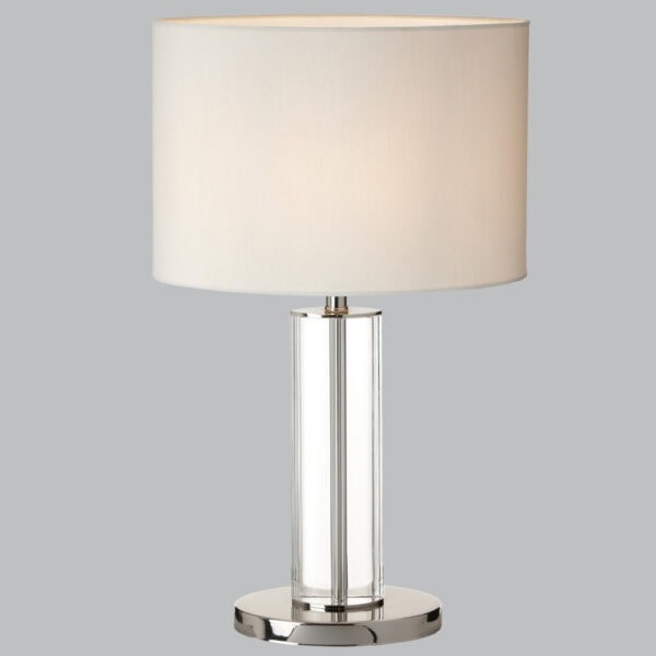 Willoughby Tall Nickel Finish Table Lamp