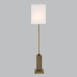 York Antique Brass Table Lamp