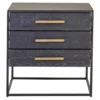Yudd Three Drawer Side Table