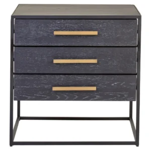 Yudd Three Drawer Side Table