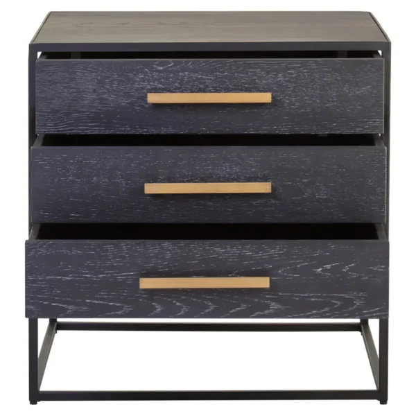 Yudd Three Drawer Side Table1