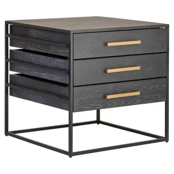 Yudd Three Drawer Side Table2