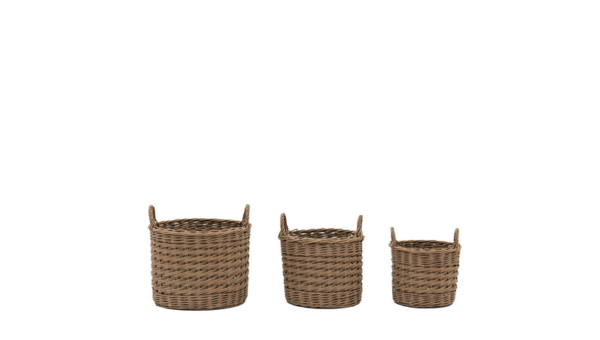 Autumn Hand Woven Storage Basket Nest Set of 3