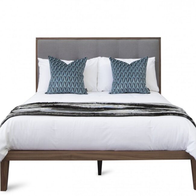 Calla Beds in Walnut/Grey