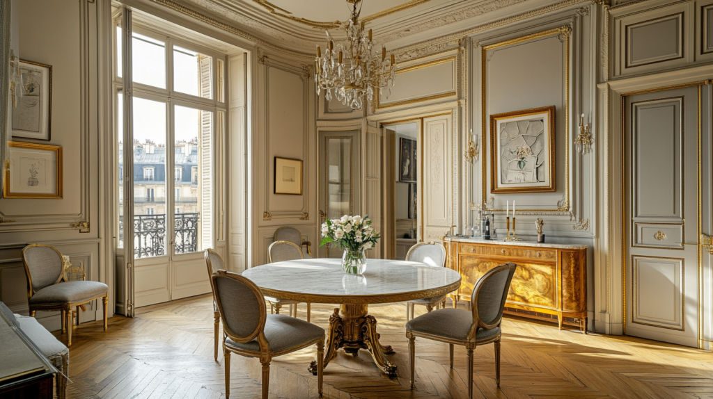 Parisian Apartment Style: The Secrets to Chic, Timeless European Interiors Dining Spaces