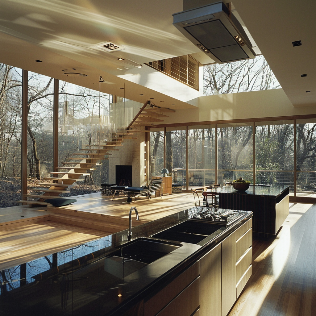 open kitchen