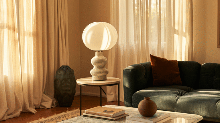 Designer Table Lamps That Double as Sculptural Art
