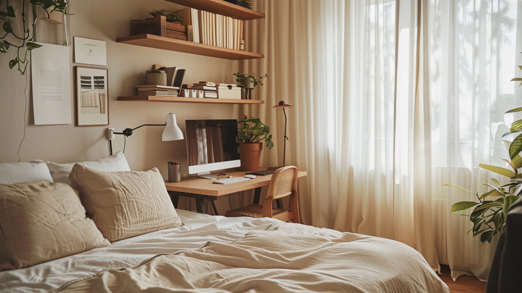 The Invisible Home Office: How to Integrate a Workspace Into Your Bedroom Without Compromising Serenity