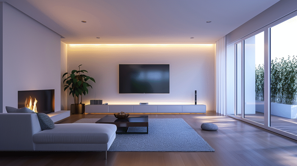 12 Solutions for a Living Room with Fireplace and TV That Compete for Attention