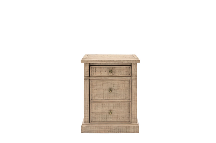 Couver 3 Drawer Bedside Couver 3 Drawer Bedside