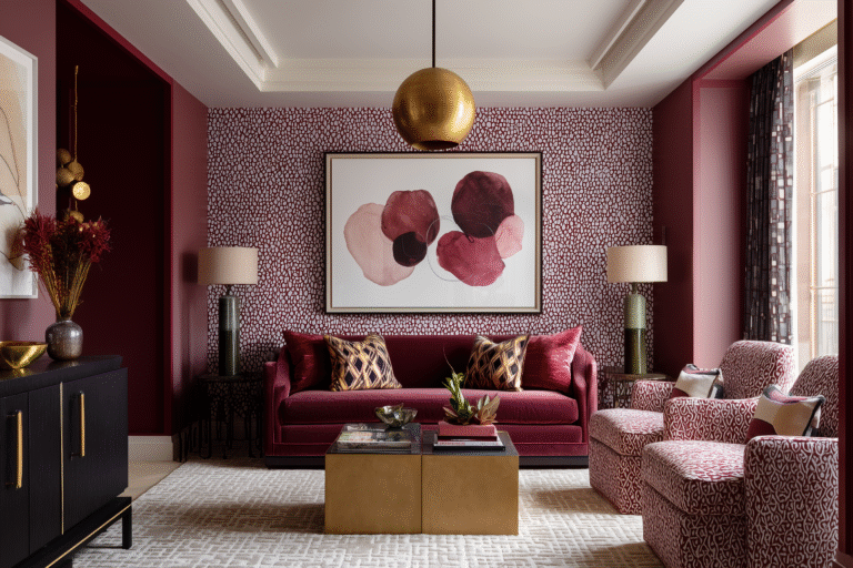 The “Unexpected Red” Theory: Why Designers Are Obsessed with Burgundy Interior Design This Year